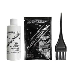 manic panic flash lightning blekemiddel sett 30 volume 8000