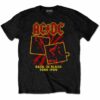 AC/DC tour t-skjorte back in black 1980 ACDCTS88MB