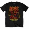 AC/DC tour t-skjorte back in black 1980 ACDCTS88MB