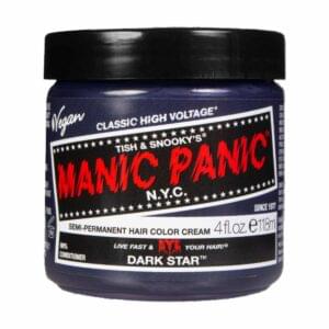 manic panic classic high voltage sølvblå hårfarge 118 ml dark star pot 70627