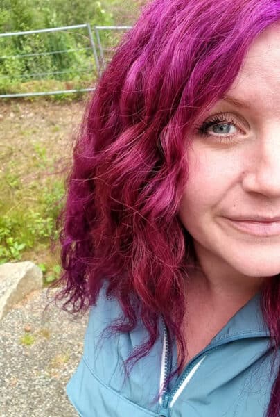 Ann-Marit Lindgaard Bakken plum passion manic panic hårfarge