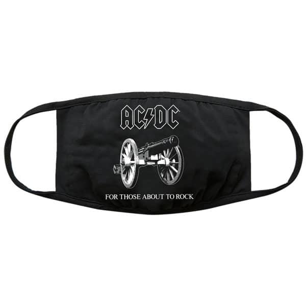 AC/DC For Those About To Rock svart munnbind ACDCMASK01B