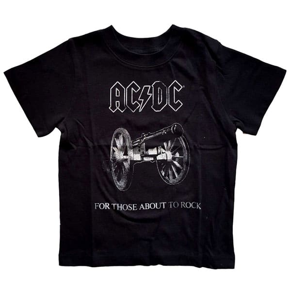 AC/DC For Those About To Rock t-skjorte barnestørrelse ACDCTS06TB
