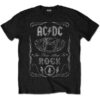 AC/DC t-skjorte barnestørrelse Vintage Cannon Swig ACDCTS49BB