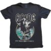 For Those About To Rock Yellow Outlines stilig AC/DC t-skjorte ACDCTS98MB