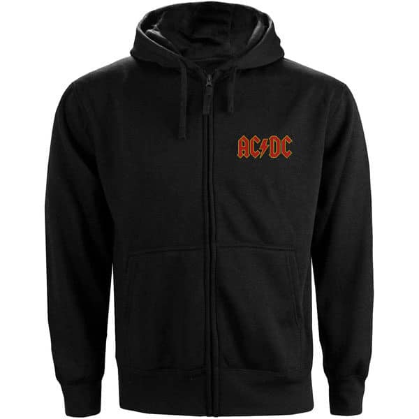 AC/DC hettejakke til herre logo ACDCZHD05MB