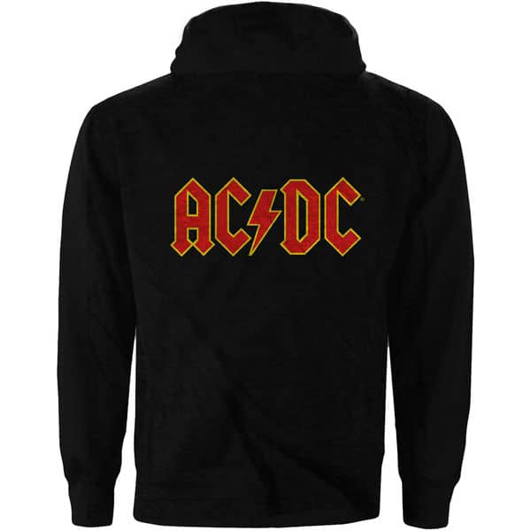 AC/DC hettejakke til herre logo ACDCZHD05MB