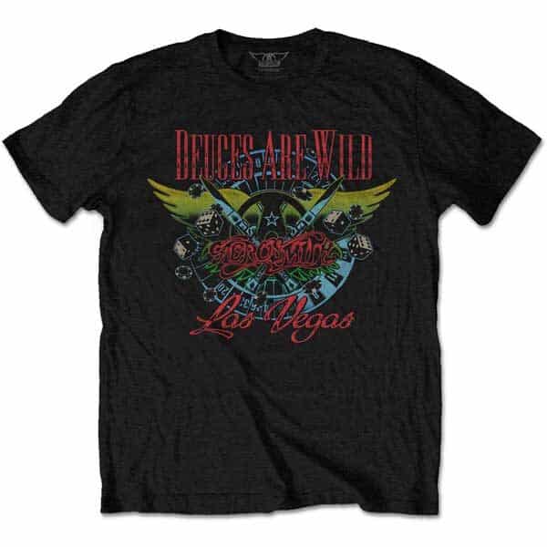 aerosmith t-skjorte deuces are wild vegas AEROTS05MB