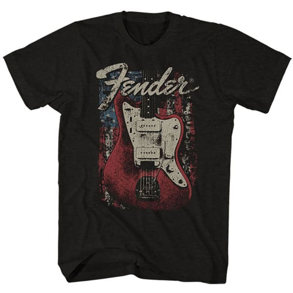 Fender t-skjorte Distressed Guitar FENDTS03MB