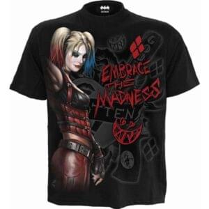 harley quinn t-skjorte embrace madness fra spiral direct G411M121