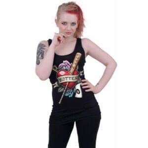 harley quinn rotten razor back singlet fra spiral direct G418G058