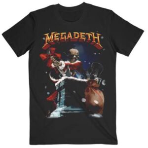 Megadeth jule t-skjorte Santa Vic Chimney MEGATS17MB