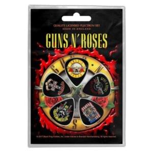 guns n roses plekter bullet logo PP030