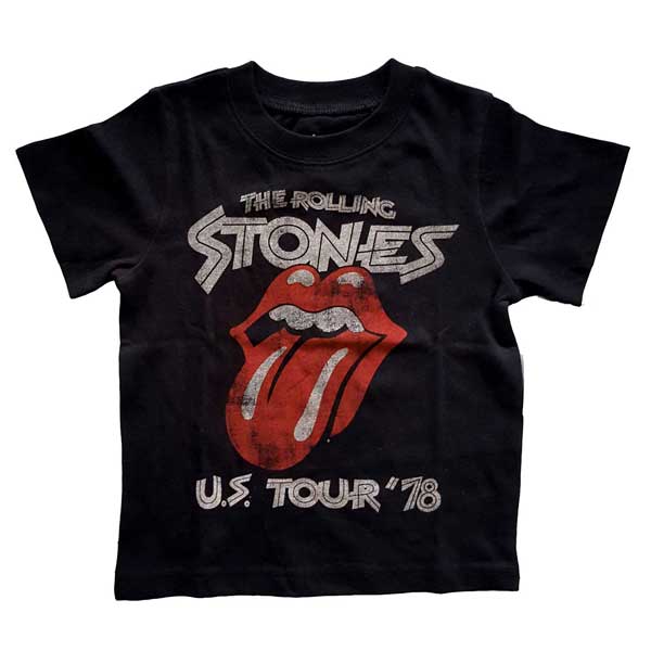 Rolling Stones t-skjorte til gutt US Tour '78 RSTS126TB