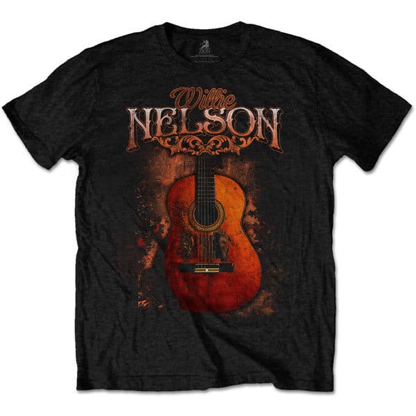 Willie Nelson t-skjorte merchandise Trigger gitar WNTS06MB