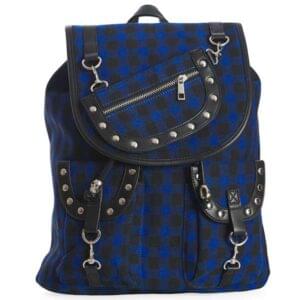 yamy blå tartan monstret ryggsekk BG7152BLU