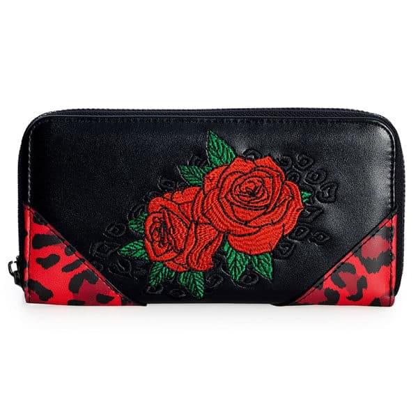 Banned Rockabilly Rose lommebok WT41087BLK