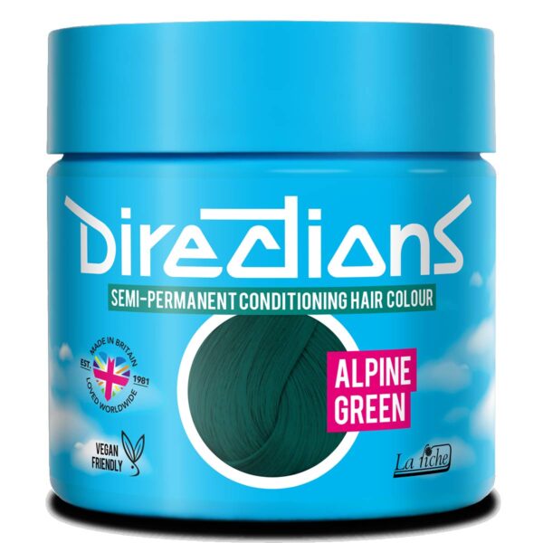Directions Alpine Green semi permanent hårfarge La Riche 100ml ALPINE-GREEN-100 RiffRaff.no