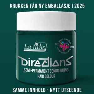 Directions Alpine Green semi permanent hårfarge La Riche 100ml ALPINE-GREEN-100 RiffRaff.no