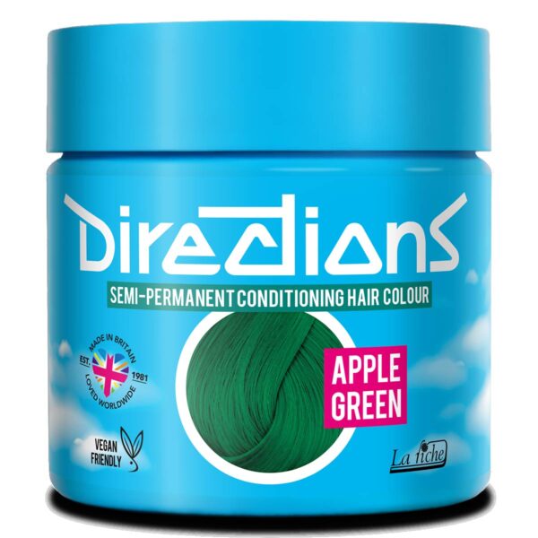 Directions Apple Green semi permanent hårfarge La Riche 100ml RiffRaff.no