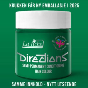 Directions Apple Green semi permanent hårfarge La Riche 100ml RiffRaff.no