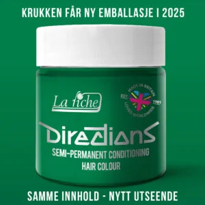 Directions Apple Green semi permanent hårfarge La Riche 100ml RiffRaff.no