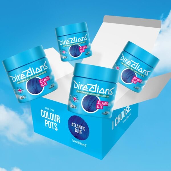Directions Atlantic Blue semi permanent hårfarge La Riche 100ml RiffRaff.no