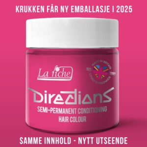 Directions Carnation Pink semi permanent hårfarge La Riche 100ml RiffRaff.no