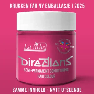 Directions Carnation Pink semi permanent hårfarge La Riche 100ml RiffRaff.no