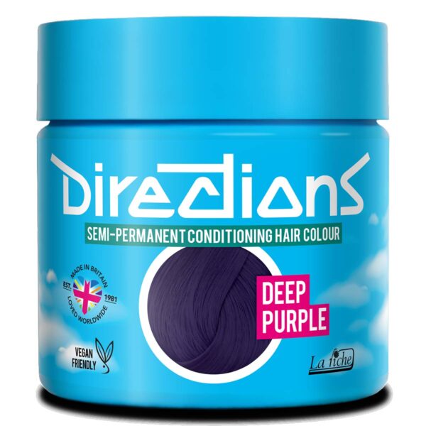 Directions Deep Purple semi permanent hårfarge La Riche 100ml RiffRaff.no