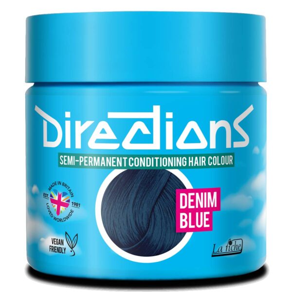 Directions Denim Blue semi permanent hårfarge La Riche 100ml RiffRaff.no