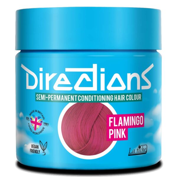 Directions Flamingo Pink semi permanent hårfarge La Riche 100ml RiffRaff.no