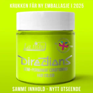 Directions Fluorescent Lime semi permanent hårfarge La Riche 100ml RiffRaff.no