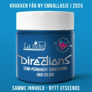 Directions Lagoon Blue semi permanent hårfarge La Riche 100ml RiffRaff.no