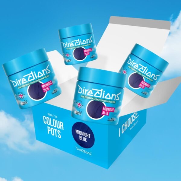 Directions Midnight Blue semi permanent hårfarge La Riche 100ml RiffRaff.no