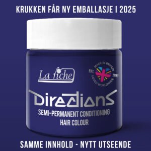 Directions Midnight Blue semi permanent hårfarge La Riche 100ml RiffRaff.no