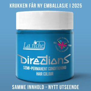 Directions Pastel Blue semi permanent hårfarge La Riche 100ml RiffRaff.no