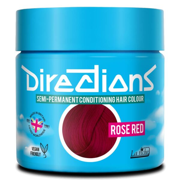 Directions Rose Red semi permanent hårfarge La Riche 100ml RiffRaff.no