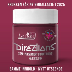 Directions Rose Red semi permanent hårfarge La Riche 100ml RiffRaff.no