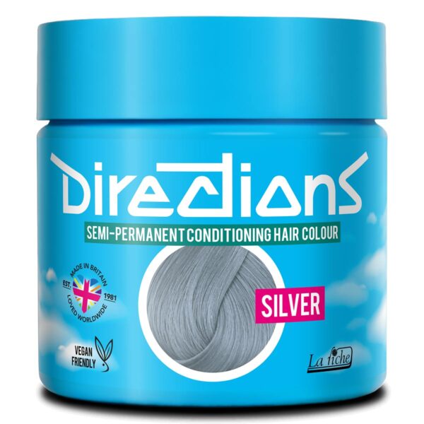 Directions Silver semi permanent hårfarge La Riche 100ml RiffRaff.no