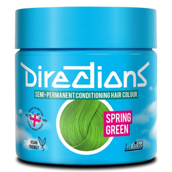 Directions Spring Green semi permanent hårfarge La Riche 100ml RiffRaff.no