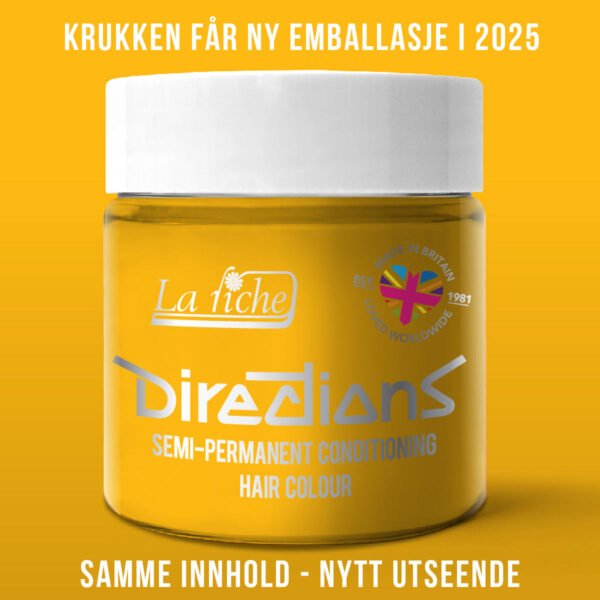 Directions Sunflower semi permanent hårfarge La Riche 100ml RiffRaff.no