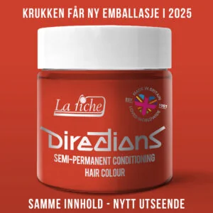 Directions Tangerine semi permanent hårfarge La Riche 100ml RiffRaff.no