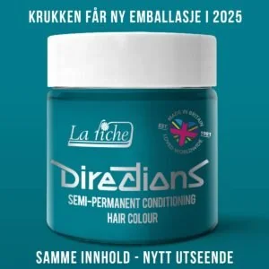 Directions Turquoise semi permanent hårfarge La Riche 100ml RiffRaff.no