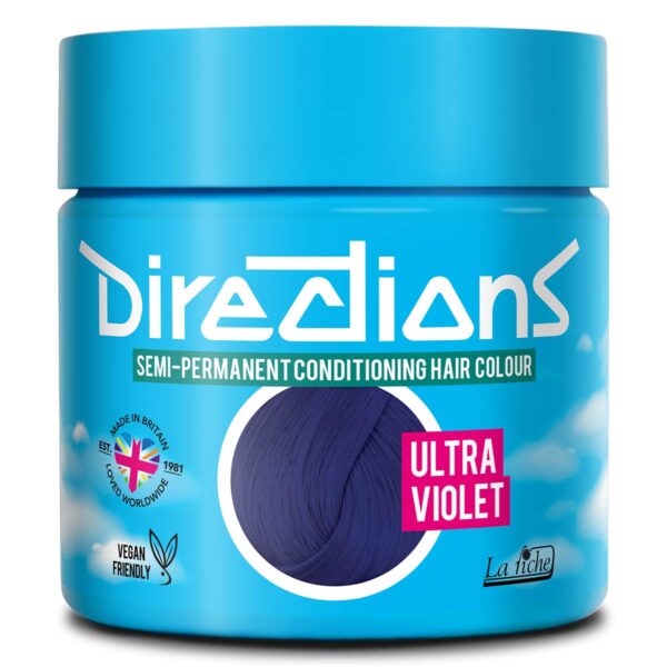 Directions Ultra Violet semi permanent hårfarge La Riche 100ml RiffRaff.no