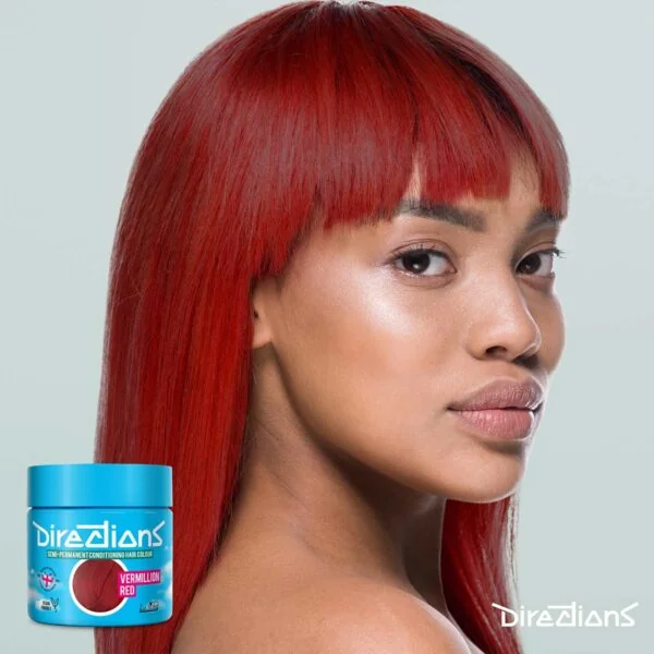 Directions Vermillion Red semi permanent hårfarge La Riche 100ml RiffRaff.no