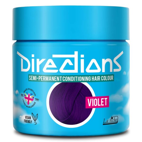Directions Violet semi permanent hårfarge La Riche 100ml RiffRaff.no