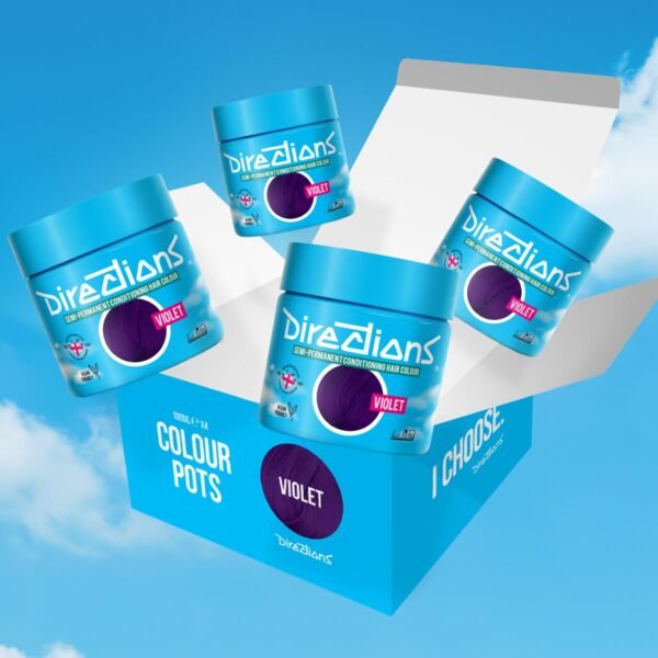Directions Violet semi permanent hårfarge La Riche 100ml RiffRaff.no