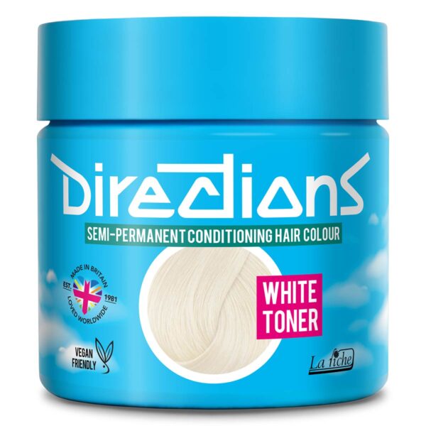 Directions White Toner semi permanent hårfarge La Riche 100ml RiffRaff.no