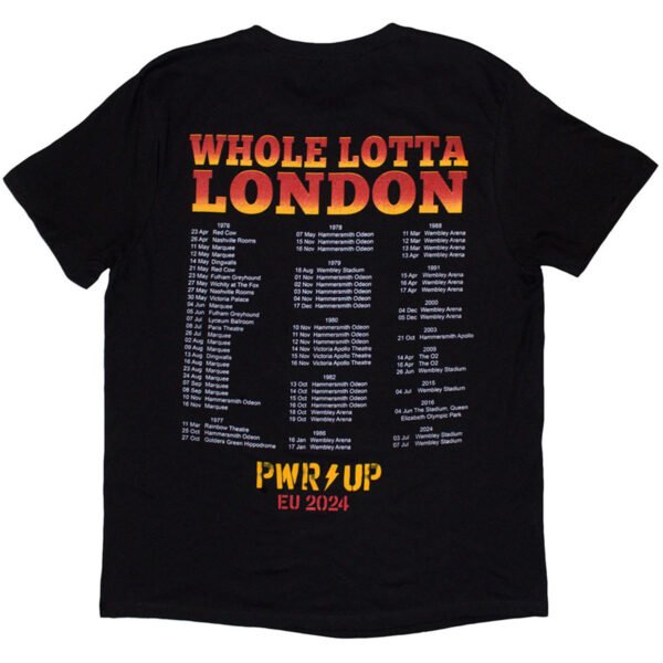 AC/DC Whole Lotta London Ex EU Tour 2024 ACDCTS163MB Rock Off RiffRaff.no